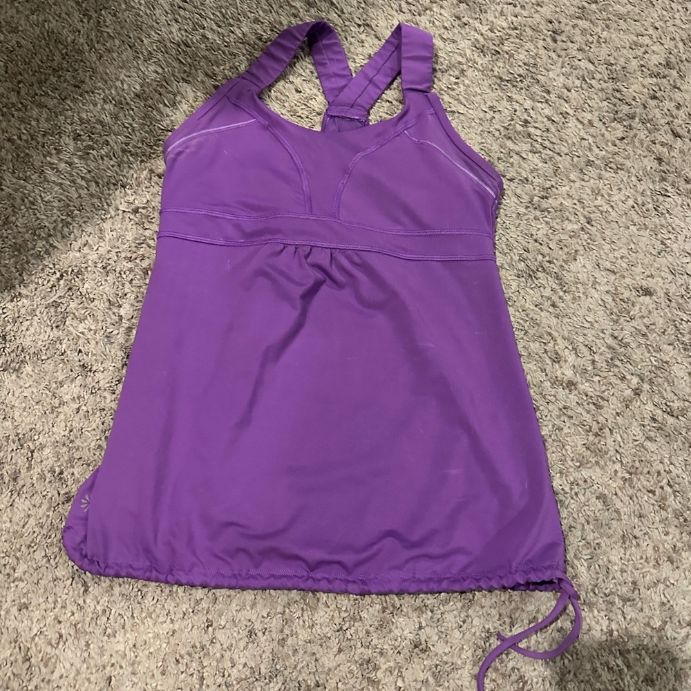 Purple Athleta Workout Tank Top
